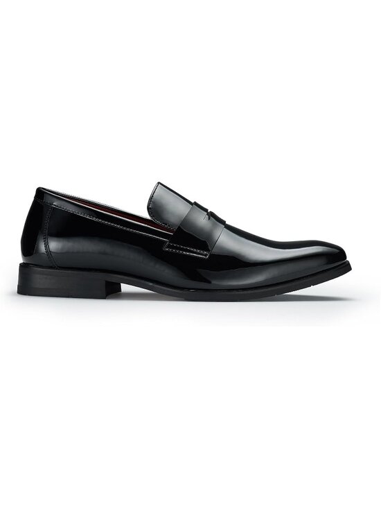 Men\'s Classic Black Synthetic Classic Penny Loafers & Slip-On Dress Shoes main image 6